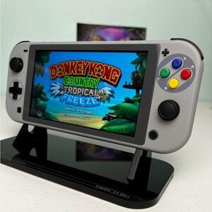 Nintendo Switch Lite with Gray Body and Colorful Buttons